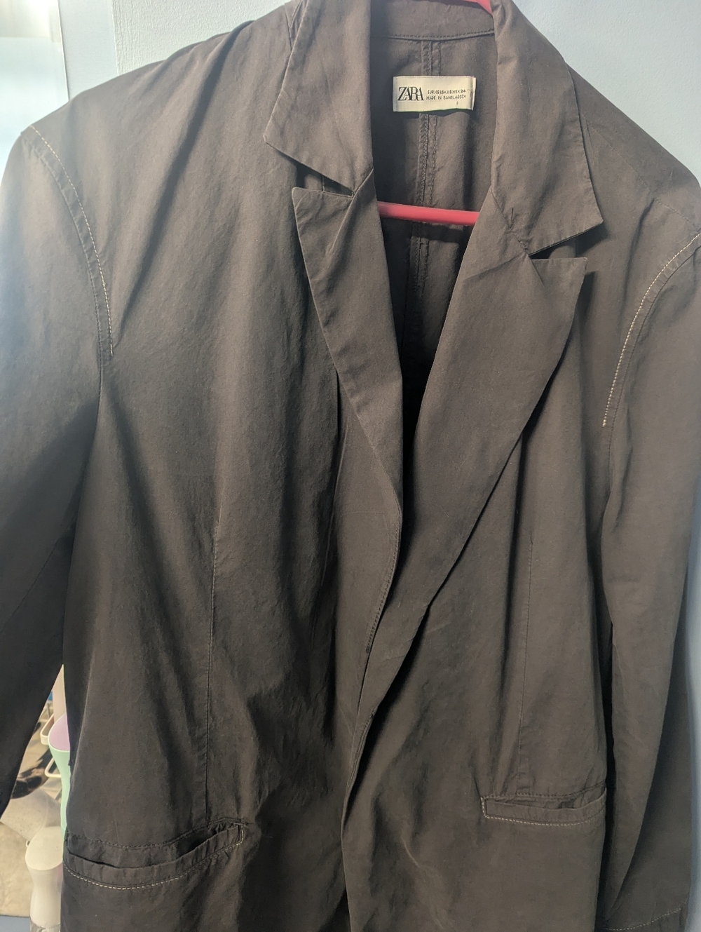Zara Brown Classic Trench Coat